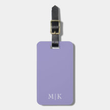 Paarse en witte | Modern Monogram