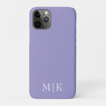 Paarse en witte | Modern Monogram