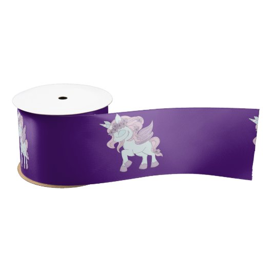 Paarse en witte pastaafjes lint (Spoel)