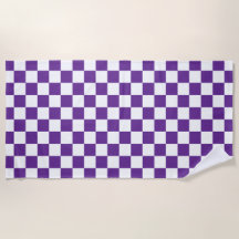 paarse en witte schaakbordpatroon