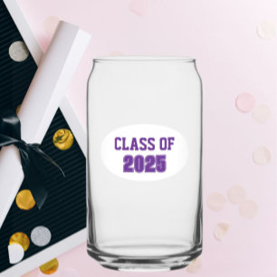 Paarse en witte schoolkleuren schooljaar blikvorm glas