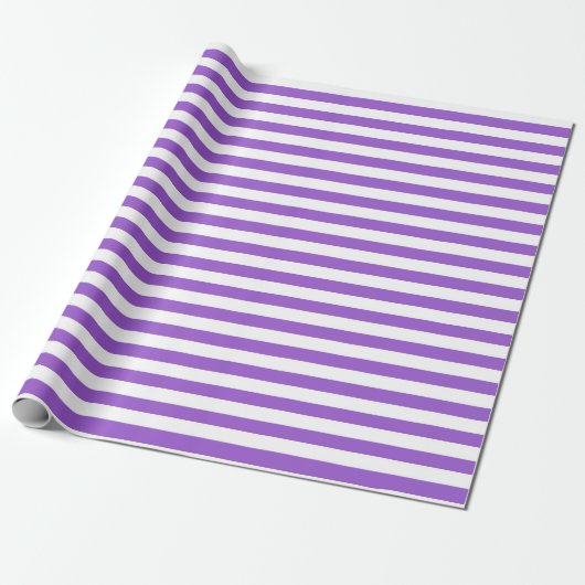 Paarse en witte tapes cadeaupapier (Uitgerold)
