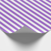 Paarse en witte tapes cadeaupapier (Hoek)