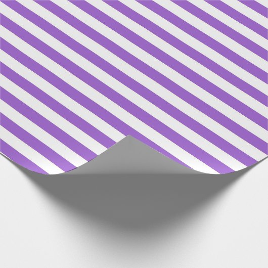 Paarse en witte tapes cadeaupapier (Hoek)
