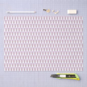 Paarse en witte voedingskrakers Handbeschilderde F Tissuepapier (Craft)