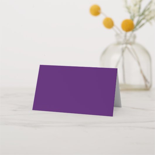 Paarse en zilveren Damask Swirls bruiloft gevouwen (Achterkant)