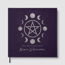 Paarse en zilveren Pentacle begrafenis