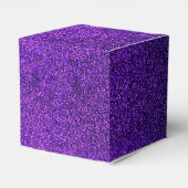 Paarse en zwarte glittergradiënt bedankdoosjes (Achterkant)