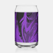 Paarse en zwarte marmer gepolijst blikvorm glas (Rechts)