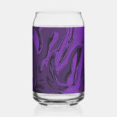 Paarse en zwarte marmer gepolijst blikvorm glas (Links)