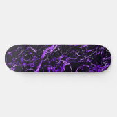 Paarse en zwarte marmer, skateboard (Horizontaal)