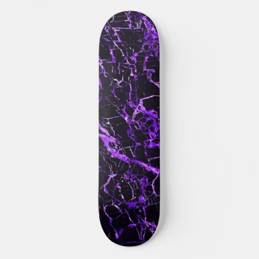 Paarse en zwarte marmer, skateboard (Voorkant)