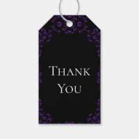 Paarse en zwarte zwitserse Gothic Wedding