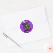 PAARSE ERKLE INDICA RONDE STICKER (Envelop)