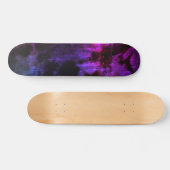 Paarse esthetische warme roze Gothic Dier Skateboard (Horizontaal)
