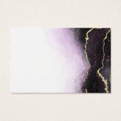 Paarse Etherische Mist Website RSVP Plaats Kaarten Visitekaartje (Achterkant)