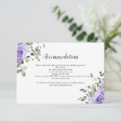 Paarse Eucalyptus botanische accommodatie Informatiekaartje (Staand voorkant)