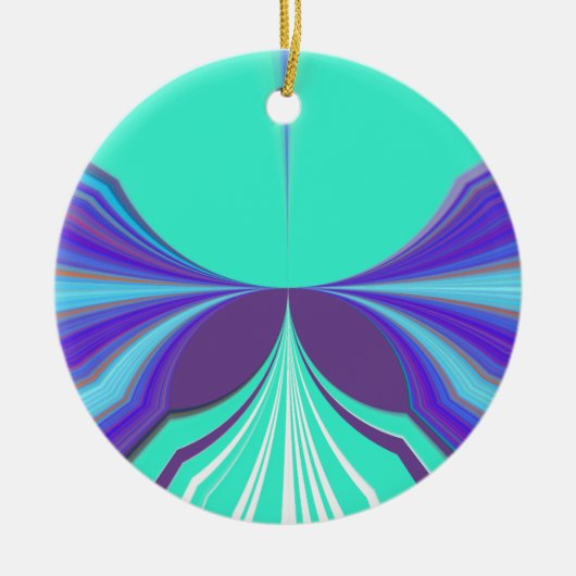 Paarse Eyes.png Keramisch Ornament (Voorkant)