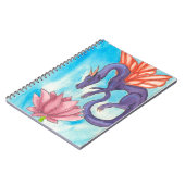 Paarse Fairy Dragon Notitieboek (Linkerzijde)