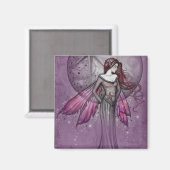 Paarse Fairy Magnet van Molly Harrison Magneet (Voorkant / Achterkant)
