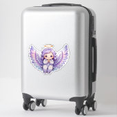 Paarse Fairy Sticker (Koffer)
