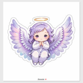Paarse Fairy Sticker