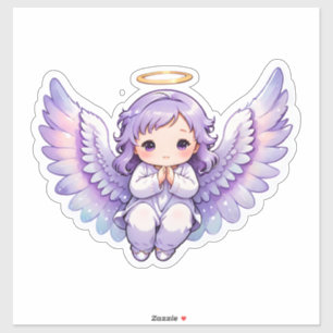Paarse Fairy Sticker
