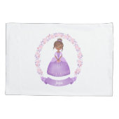 Paarse Fairytale Princess Kussensloop (Achterkant)