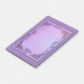 Paarse Fancy Lijst Post-it® Notes (Schuin)