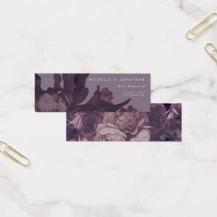 Paarse Fantasy-kaartje Mini Visitekaartjes