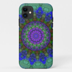 Paarse Fantasy mandala iPhone 5 hoesje