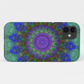Paarse Fantasy mandala iPhone 5 hoesje (Achterkant (horizontaal))