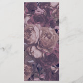 Paarse Fantasy Wedding Programme Programma (Achterkant)