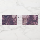 Paarse Fantasy Wedding Waterfles Etiket (Enkel label)