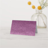 Paarse Faux Glitter Table Seating Numbers (Achterkant)