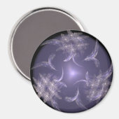 Paarse Filigree Magneet (Voorkant / Achterkant)