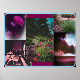 Paarse film collage Poster