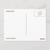 Paarse Finch Briefkaart (Achterkant)