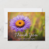 Paarse Fleabane Bloem & Bug Gepersonaliseerde Post (Voorkant)