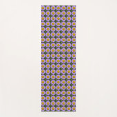 Paarse Fleabane Daisy Floral Pattern Yogamat (Voorkant)