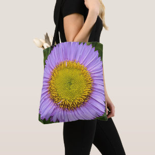 Paarse Fleabane Madeliefje Bloemstuk Draagtas