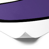 Paarse fles vergif poster (Hoek)