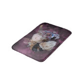 Paarse Floral Bath Mat (Gekanteld)