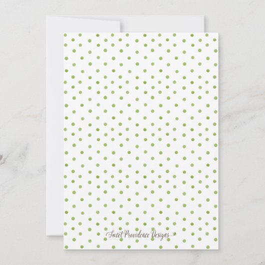 Paarse Floral eerste gemeenschap Kaart (Achterkant)