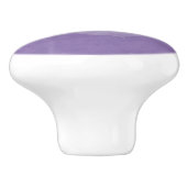 Paarse Floral Keramische Knop (Zijkant)