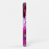 Paarse Floral Phone Case (Achterkant/rechts)