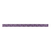 Paarse Floral Ribbon Lint (Voorkant)