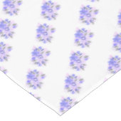 Paarse Floral Tafelkleed (Gekanteld)