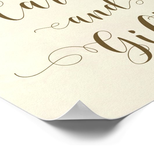 paarse florale ivoortrouwfeestkaarten en geschenke poster (Hoek)