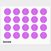 Paarse Flower of Life Sticker (Vel)